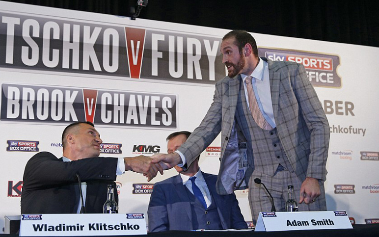 Pressekonferenz Klitschko vs. Fury
