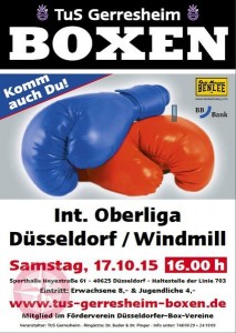 Oberliga-Boxen Plakat