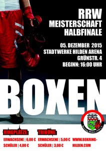 Plakat Boxring Hilden