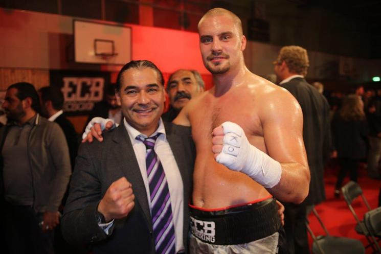 Erol Ceylan und Adrian Granat / Foto: EC Boxing