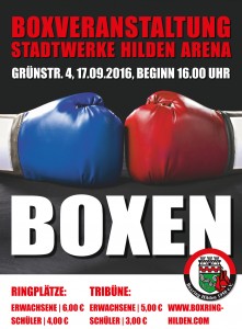 Plakat Boxring Hilden