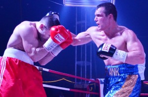 Angelo „Europa“ Frank vs. Andreas Reimer / Foto: EC Boxing