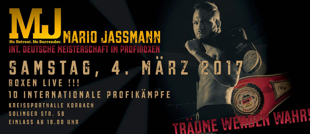 Plakat Jassmann vs Schaffran