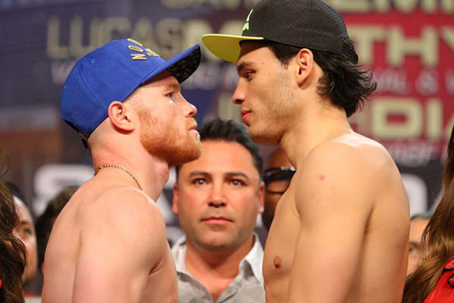 Canelo vs Chavez Jr Weigh-In
