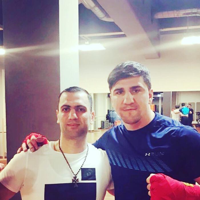 Armenak Hovhannisyan und Marco Huck / Foto: Huck Sports Promotion