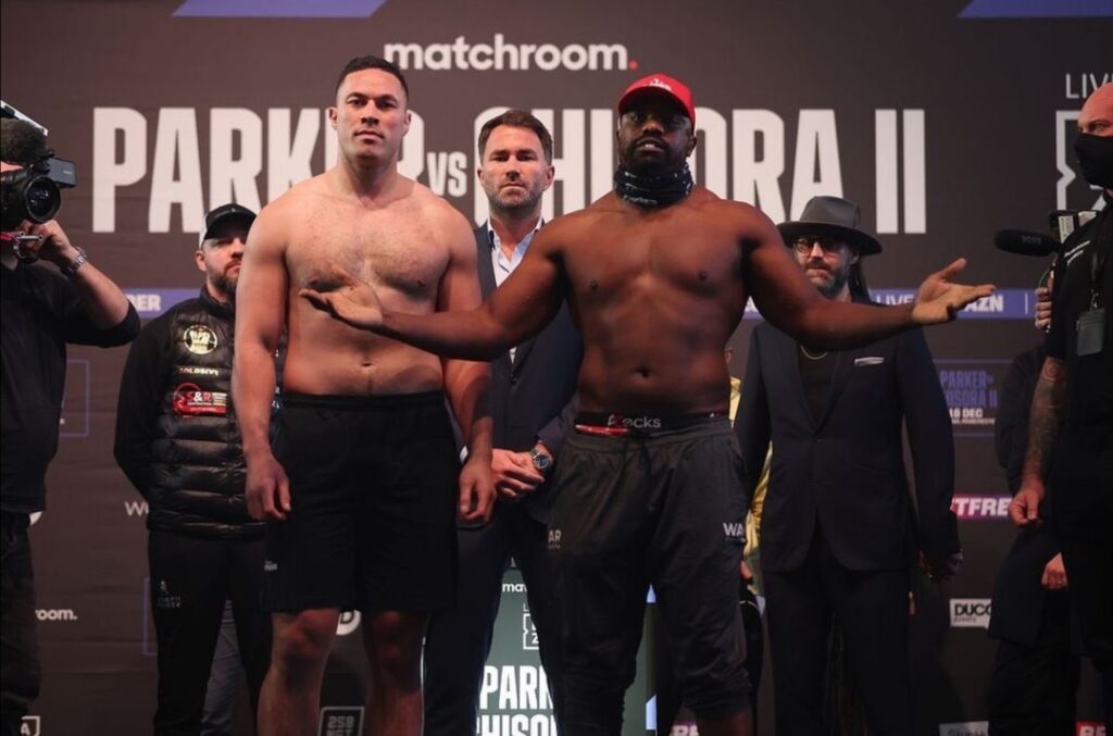Parker Chisora II Weigh In 