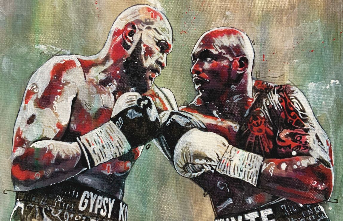 Fury vs Whyte Wegerich Fine Art Collection kauft Bild des Rekordkampfes