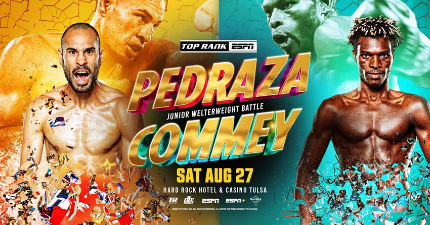 Jose Pedraza Vs Richard Commey Fight Poster